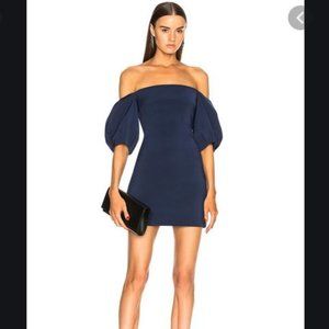 SOLD Cushnie Et Ochs Silvia Dress in Navy Blue